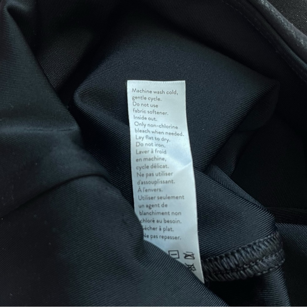 SPANX Faux Leather Leggings Black Pull On Skinny Shaping Pants M - Picture 8 of 9